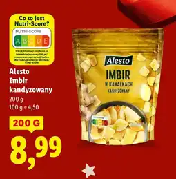 Lidl Imbir Alesto Imbir kandyzowany oferta