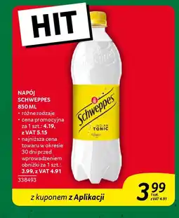 Selgros Napój schweppes oferta