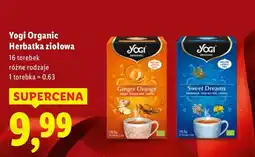 Lidl Herbatka ziołowa Yogi Organic różne rodzaje oferta