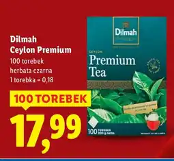 Lidl Herbata czarna Dilmah Ceylon Premium oferta