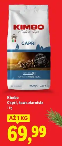 Lidl Kawa ziarnista Kimbo Capri oferta