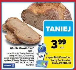 Carrefour Chleb słowiański 380g Carrefour oferta