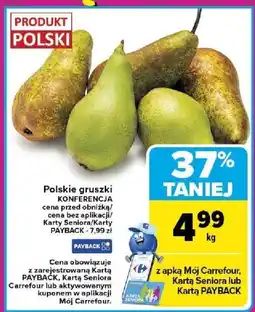 Carrefour Gruszki polskie KONFERENCJA Carrefour oferta
