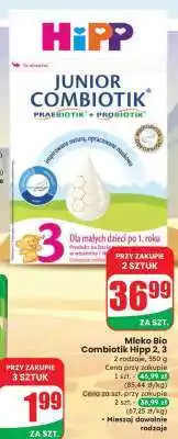 Dino Mleko Bio Combiotik Hipp 2, 3 oferta