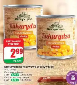Dino Kukurydza konserwowa Warzyw Moc oferta