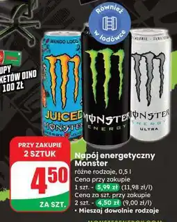 Dino Napój energetyczny Monster oferta