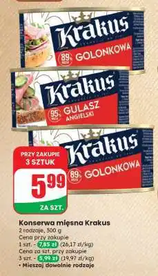 Dino Konserwa mięsna KRAKUS oferta