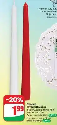 Dino Świeca szpica Bolsius oferta