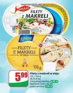 Dino Filety z makreli w oleju oferta