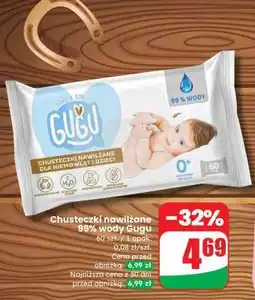 Dino Chusteczki nawilżane 99% wody Gugu oferta