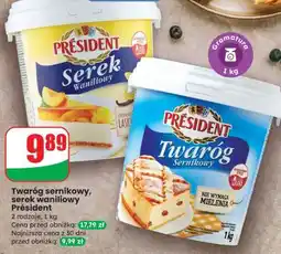 Dino Twaróg sernikowy, serek waniliowy Président oferta