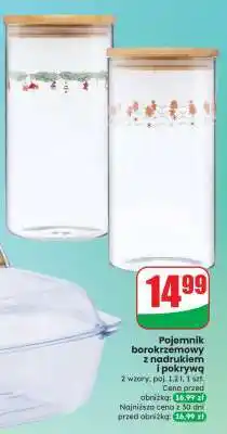 Dino Pojemnik borokrzemowy z nadrukiem i pokrywą oferta