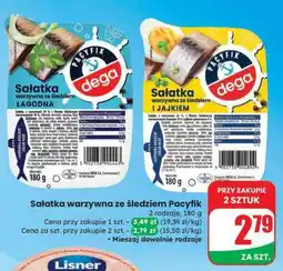 Dino Sałatka warzywna ze śledziem Pacyfik oferta