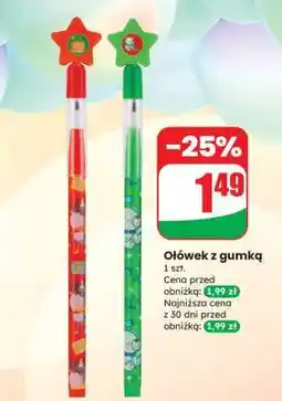 Dino Ołówek z gumką oferta