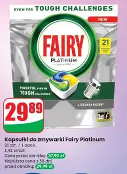 Dino Kapsułki do zmywarki Fairy Platinum oferta