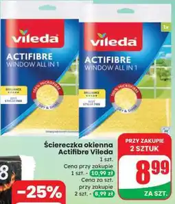 Dino Ściereczka okienna Actifibre Vileda oferta