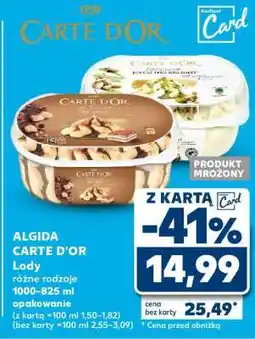 Kaufland ALGIDA CARTE D’OR oferta