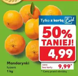 Kaufland Mandarynki luzem 1 kg oferta