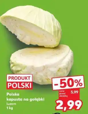 Kaufland Polska kapusta na gołąbki luzem 1 kg oferta