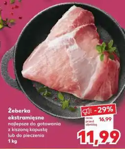 Kaufland Żeberka ekstrapmięsne oferta