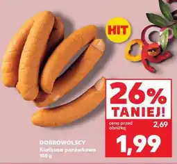 Kaufland DOBROWOLSCY Kiełbasa parówkowa 100 g oferta