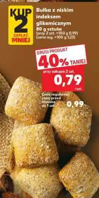 Kaufland Bułka z niskim indeksem glikemicznym 80 g sztuka oferta