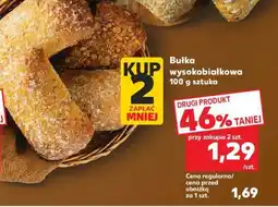 Kaufland Bułka wysokobiałkowa 100 g sztuka oferta