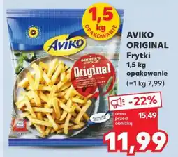Kaufland AVIKO ORIGINAL Frytki 1,5 kg opakowanie oferta