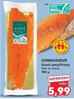 Kaufland CONNOISSEUR Łosoś pacyficzny filet ze skórą oferta