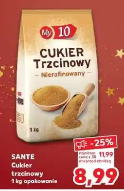 Kaufland SANTE Cukier trzcinowy 1 kg opakowanie oferta