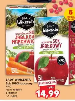 Kaufland SADY WINCENTA Sok 100% tłoczony oferta