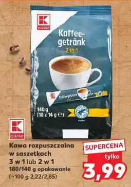 Kaufland Kawa rozpuszczalna w saszetkach 3 w 1 lub 2 w 1 oferta
