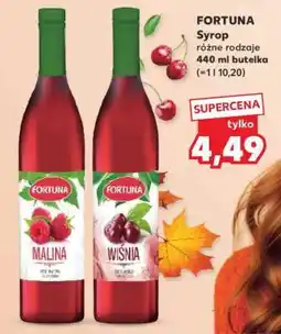 Kaufland FORTUNA Syrop różne rodzaje 440 ml butelka oferta