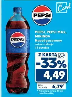 Kaufland Pepsi Pepsi Max Mirinda oferta
