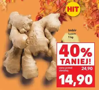 Kaufland Imbir luzem 1 kg oferta