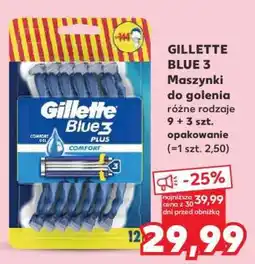 Kaufland GILLETTE BLUE 3 Maszynki do golenia oferta