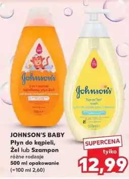 Kaufland JOHNSON’S BABY Płyn do kąpieli, Żel lub Szampon oferta