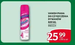 Selgros Vanish piana do czyszczenia dywanów oferta