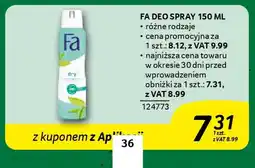 Selgros Fa deo spray oferta