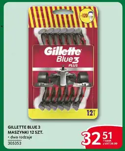 Selgros Gillette blue 3 maszynki oferta