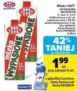 Carrefour Mleko UHT Wypasione oferta