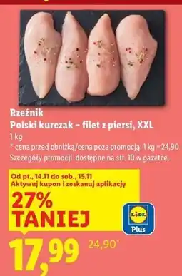 Lidl Filet z piersi kurczaka Rzeźnik Codzienna Dostawa oferta