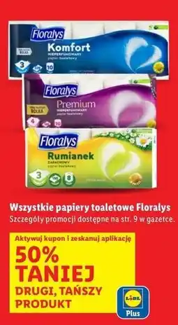Lidl Papier toaletowy premium Floralys oferta