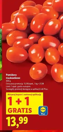 Lidl Pomidory truskawkowe oferta