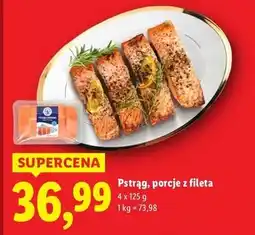 Lidl Pstrąg łososiowy porcje oferta