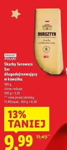 Lidl Ser bursztyn Skarby Serowara oferta
