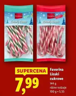 Lidl Lizaki cukrowe Favorina oferta
