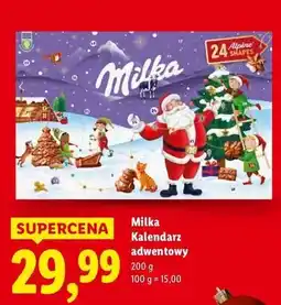 Lidl Kalendarz adwentowy Milka oferta