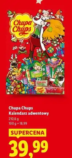 Lidl Kalendarz adwentowy Chupa Chups oferta