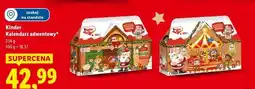 Lidl Kalendarz adwentowy domek Kinder oferta
